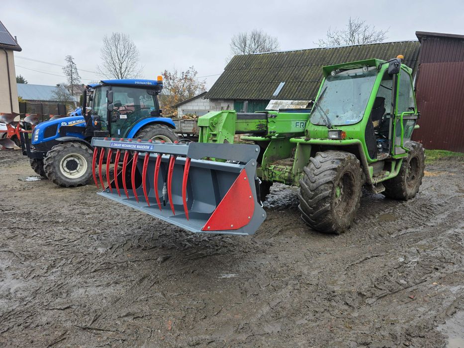 Łyżko krokodyl 2m do tura mocowanie euro sms merlo jcb mailleux