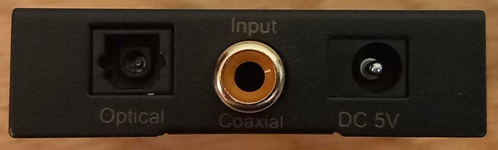 DAC PROZOR 192kHZ - 24bit : 5.1CH Digital Coaxial / Optical to RCA Stereo