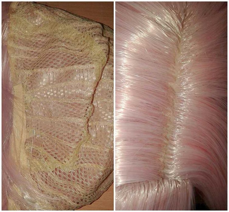 Akiyama Mizuki Project Sekai różowa jasna peruka z kitką cosplay wig