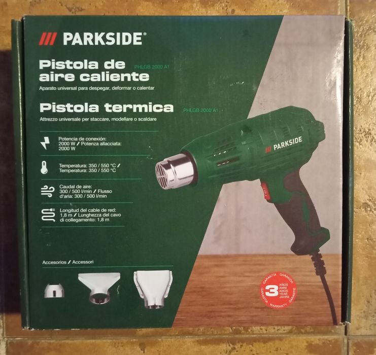 Pistola de ar quente Parkside