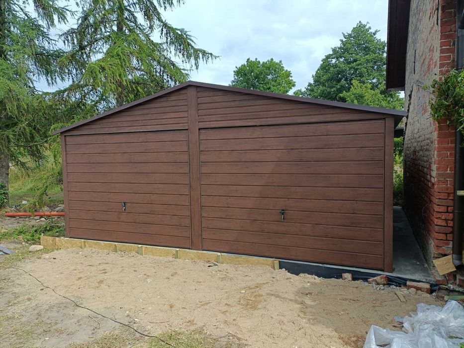 Garaż blaszany 6x5 m PREMIUM Garaże blaszane 6x5 6x5.8 6x6 producent !!!