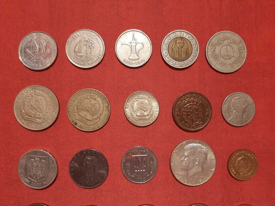 Moedas antigas (vários países)