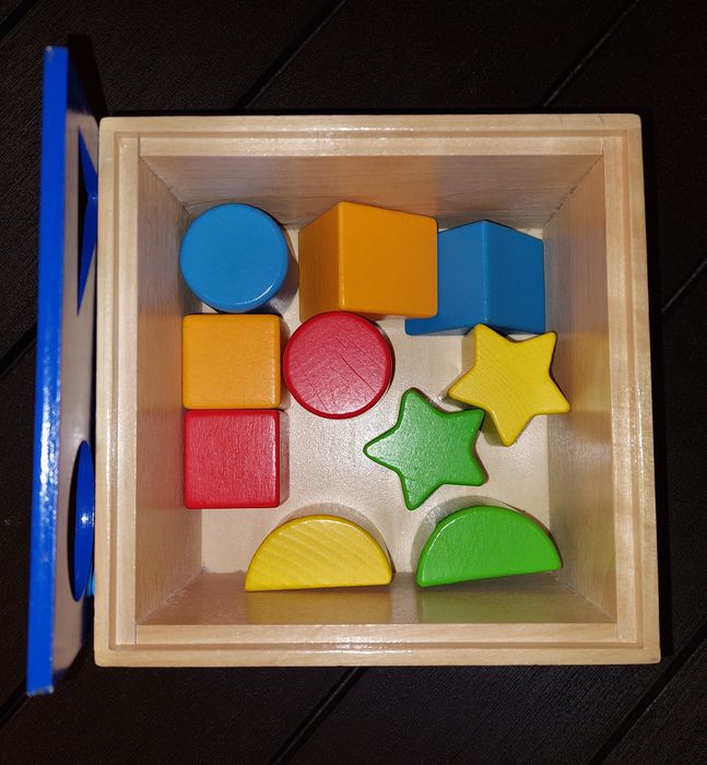 Sorter kształtów drewniany Goki