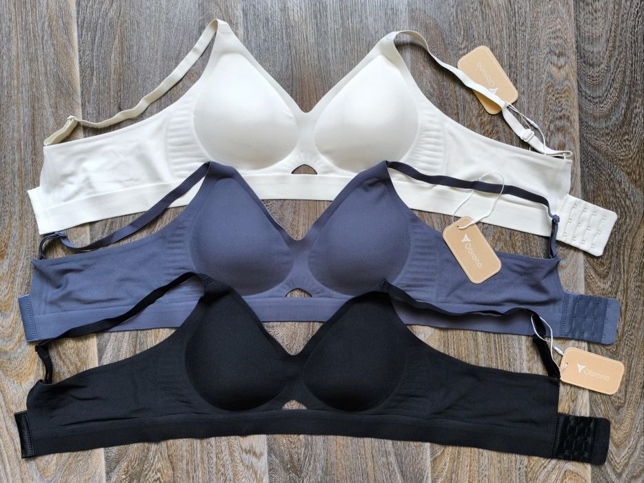 Obrana, стильний безшовний фактурний бюст В 70/75/80/85 три кольори