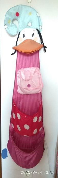 IKEA kaczor kaczka sorter worki półki na zabawki do pokoju dziecka