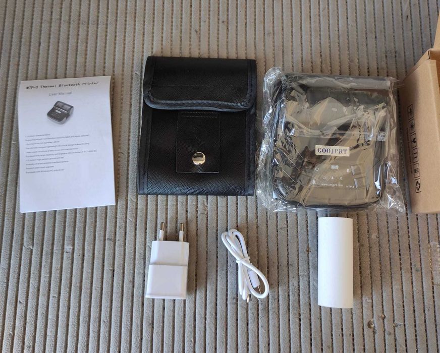 Impressora Térmica Recibos 80mm Portátil Bluetooth QR Code