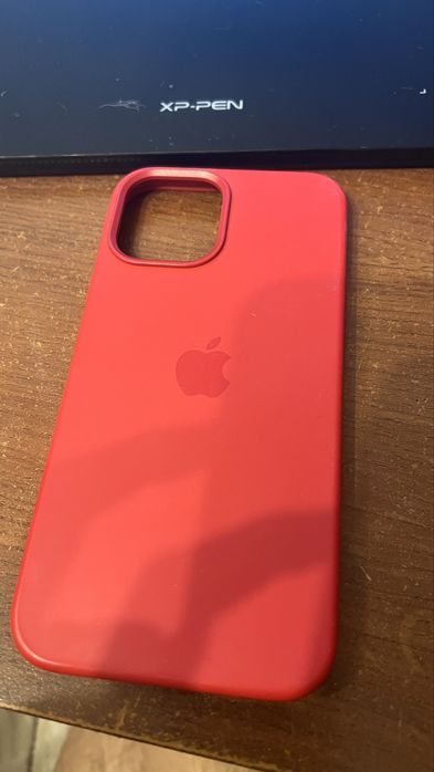 Etui apple silicone silikon product red czerwone iphone 12 pro max