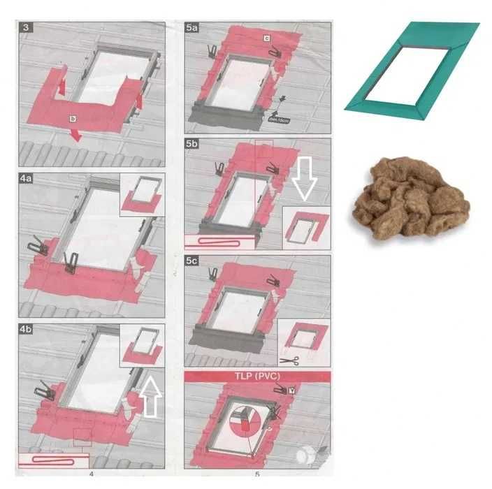 XDK Pakiet izolacyjny do okna dachowego Fakro 55x78