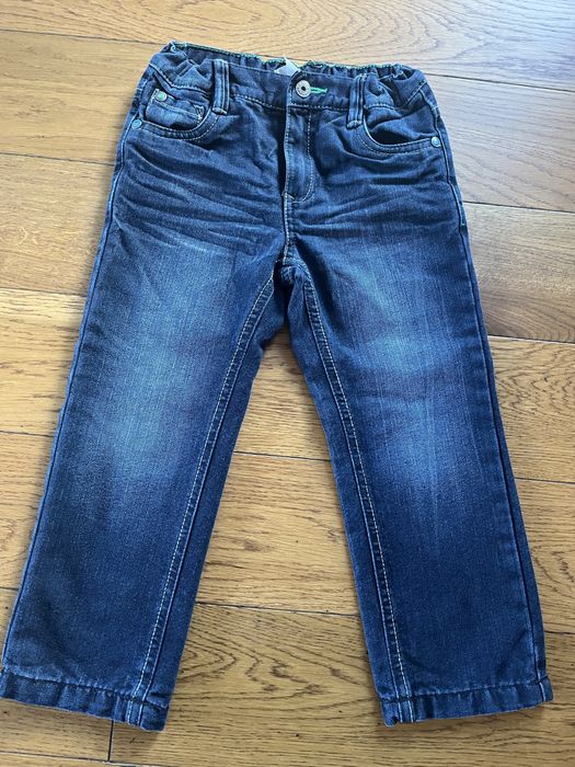 Spodnie dżinsowe ze ściagaczem r.104