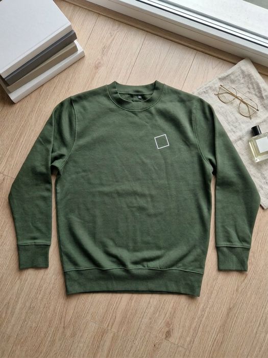 Bluza zielona stan idealny Anthem bawełna organiczna L