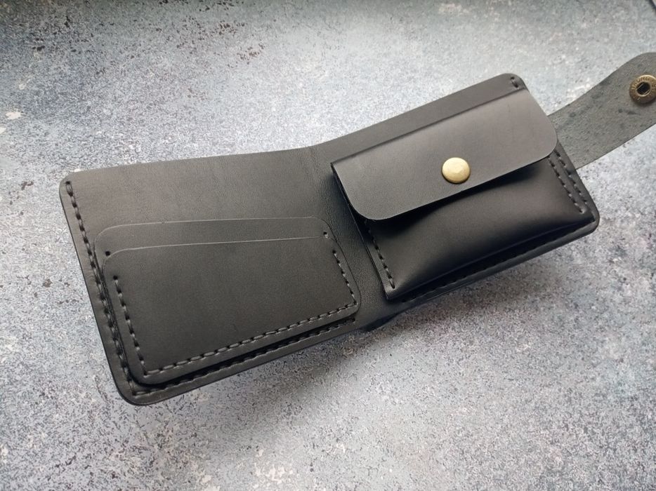 Шкіряний гаманець ручної роботи