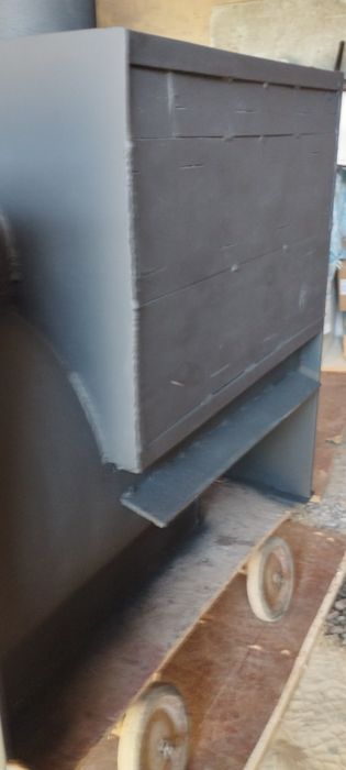 Печь для бани из толстостенного метала