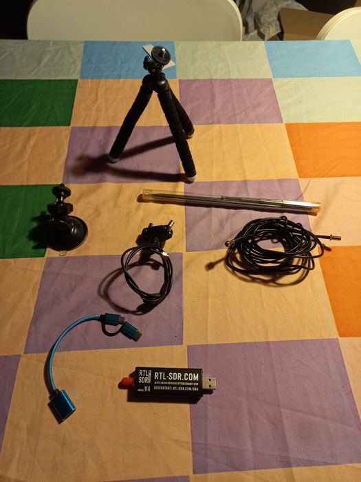 Skaner radiowy RTL SDR v4 + akcesoria