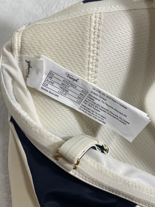 Strój kąpielowy Triumph Summer Allure 42D kremowo czarny- nowy OKAZJA