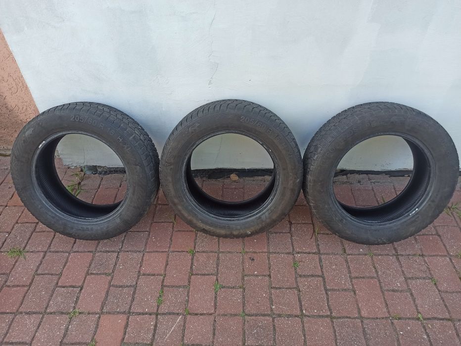 3 Opony zimowe firmy Gislaved euro*frost 6, 2018r, 205/60/16