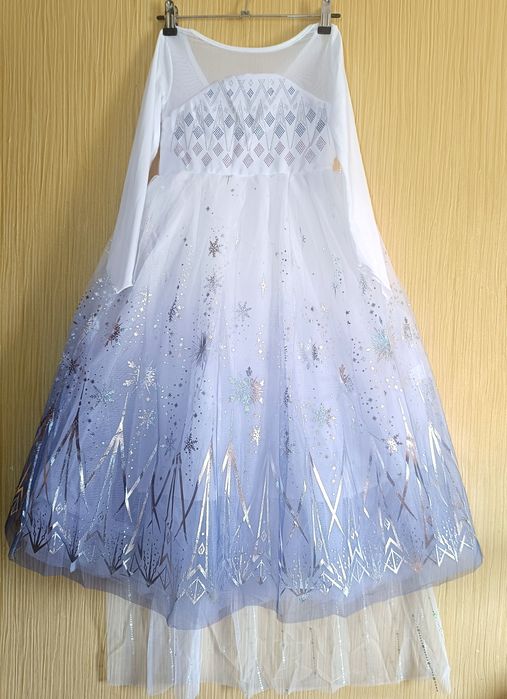 Біла сукня принцеси Ельзи,сукня сніжинки, снігова королева