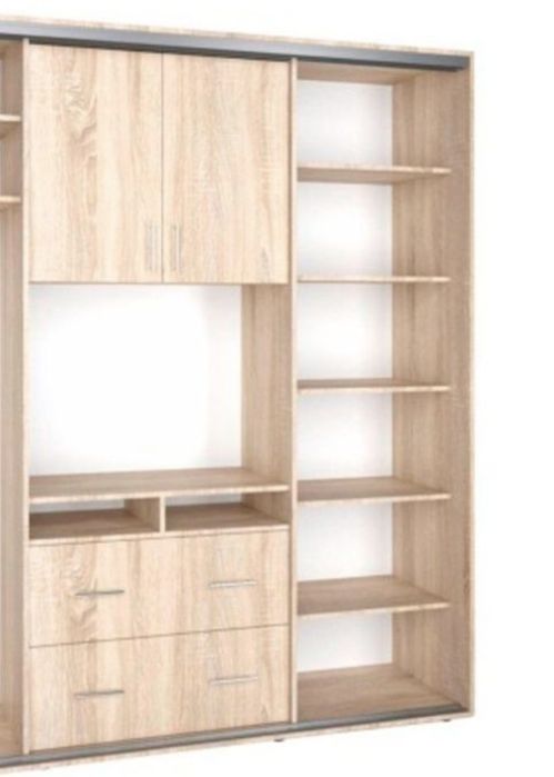 Шафа купе з нішею під ТВ