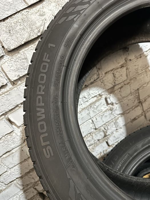 225/55 R17 Nokian SnowProof 1 /2023рік/зима/2шт./