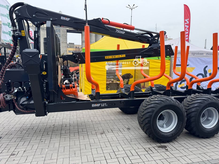 BMF Przyczepa Lesna Zrywkowa 12T2/750HP MiniJoystick Parker Mega Okazj