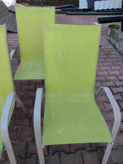 Krzesła ogrodowe 4 sztuki do ogrodu na taras