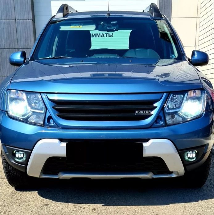 Фара Противотуманные LED с ДХО 4 дюйма  штатные ПТФ Renault Dacia Logan Nissan Ford 3.5 дюйма СТГ