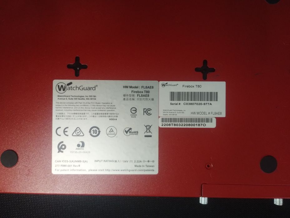 Продам WatchGuard Firebox T80