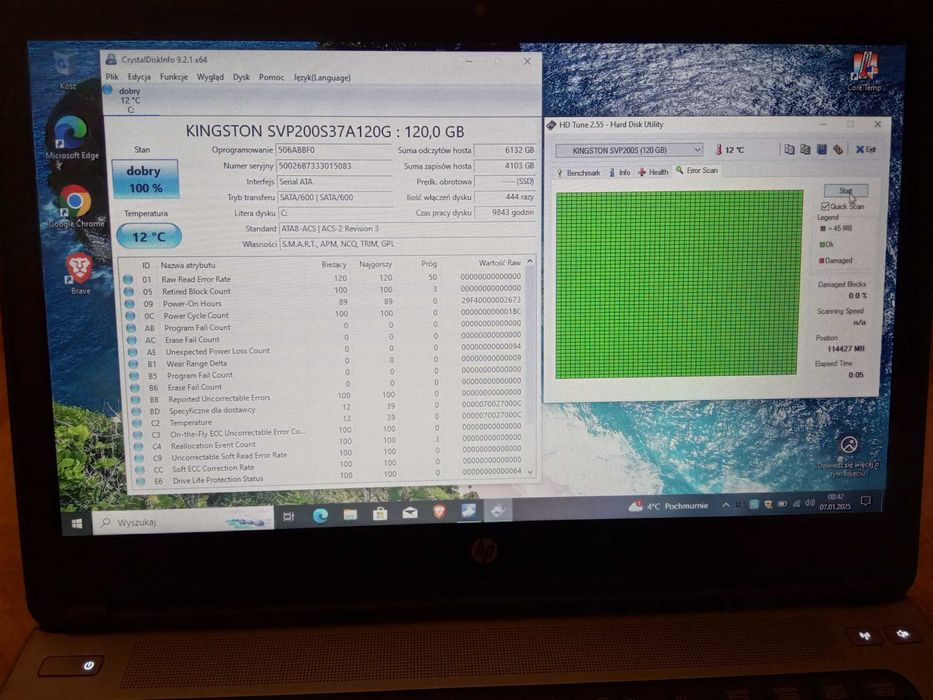 Laptop HP ProBook 640 G1 14" Intel Core i5 8GB bateria Win10