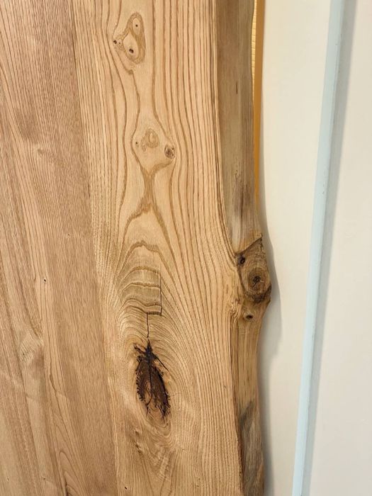 Porta de correr de madeira maciça