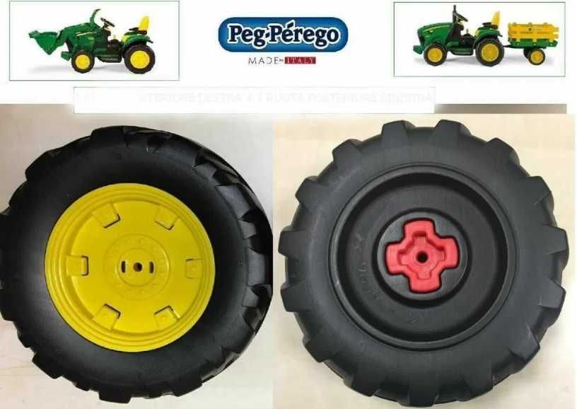 Peg Perego komplet kół 2szt na tył do traktorów JOHN DEERE