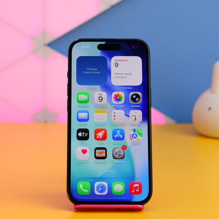 Смартфон Apple iPhone 15 128GB Black (159208) Б/У З ГАРАНТІЄЮ