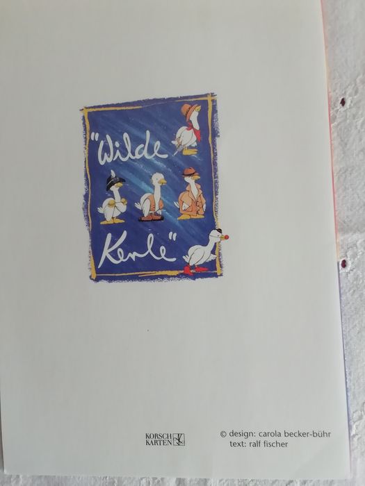 Postal de aniversário alemão