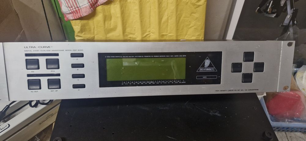 Behringer DSP 8000 Ultra-Curve V2.0 24-Bit EQ RTA – Nowa Bateria, Spra