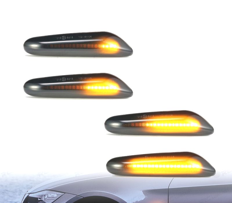 PISCAS LATERAIS LED DINAMICOS BMW E81 E82 E87 E88 E90 E91 E92 E93 E46 E60 E61 E60 E61