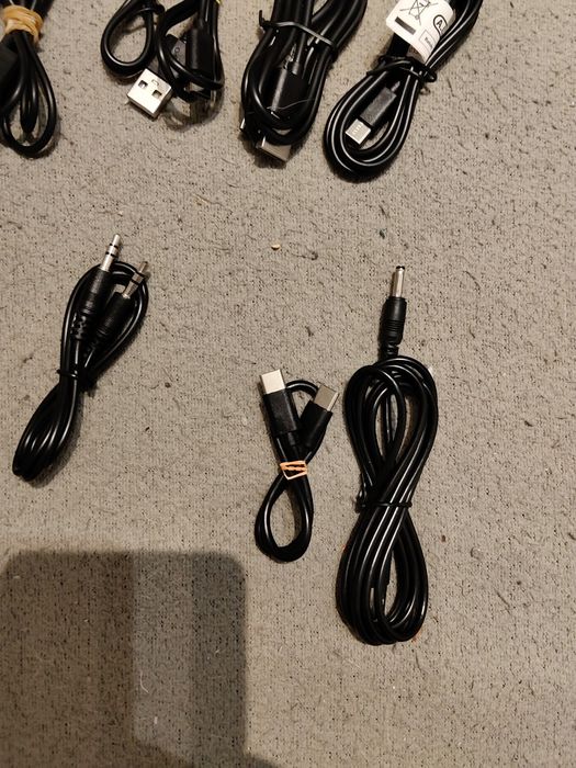 Kable USB C, micro USB, Jack to Jack, USB DC,  USB A JACK