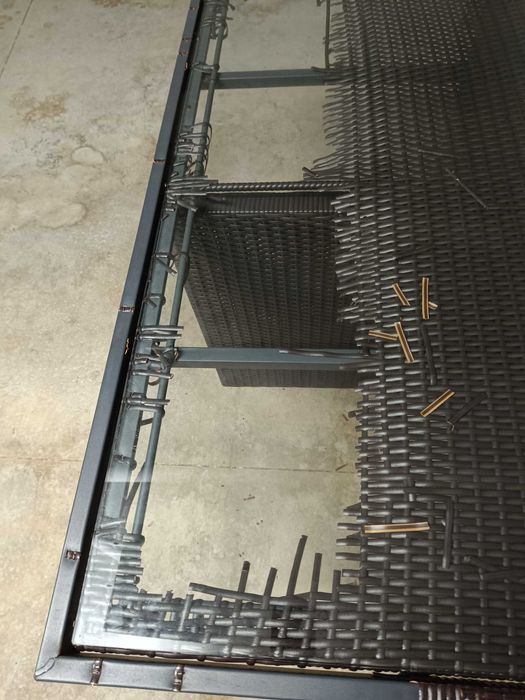 Cadeiras e mesa de jardim - Rattan sintético