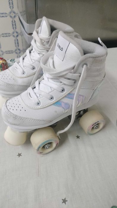 Patins como novos pouco uso