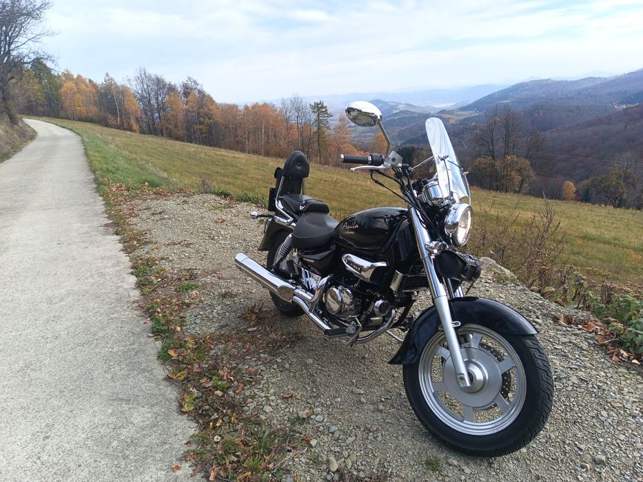Hyosung Aqila gv 125 Black Clasic + Kask I Pokrowiec Gratis..