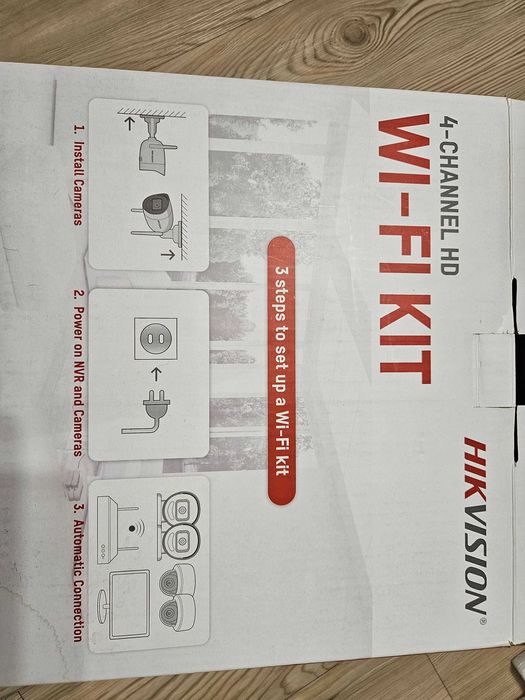 KAMERY monitoringu HIKVISION zestaw 4-chanel HD