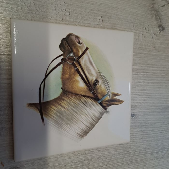 Wessel płytka ceramiczna,kafelek głowa konia.