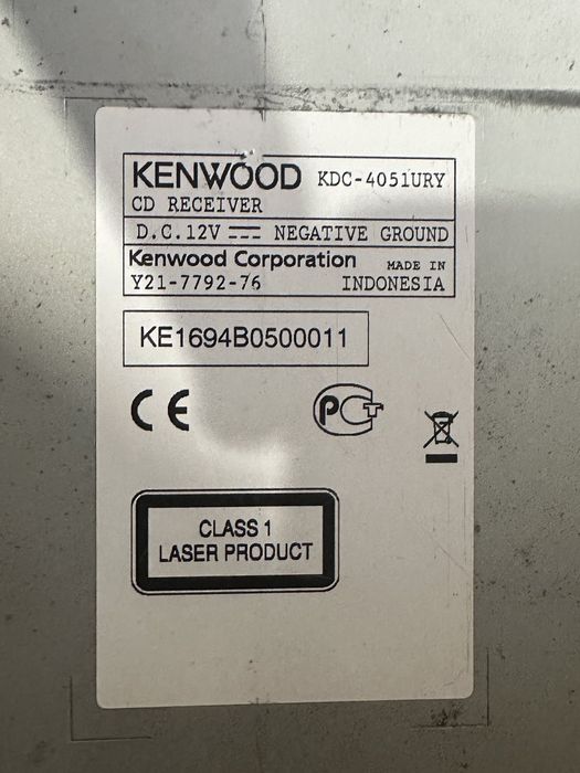 Автомагнітола  кенвуд