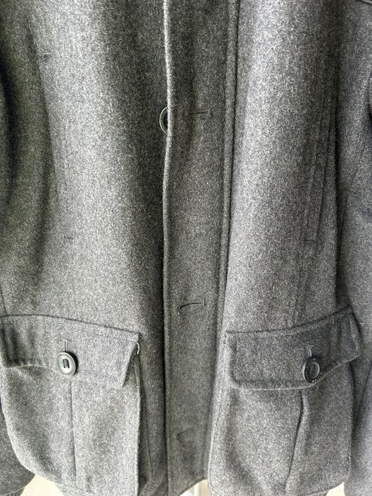 Casaco comprido, cinzento
