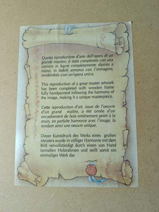 Quadro Único Noite Encantada (Lua e Estrelas) - Moldura Artesanal Pint