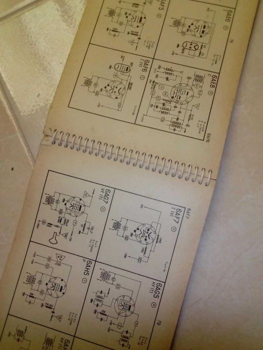 Livro técnico de válvulas de rádio e televisão