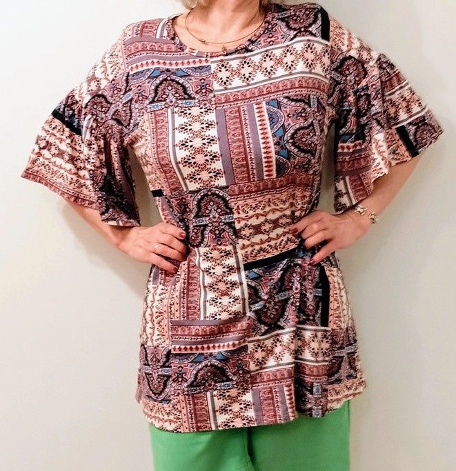 Sukienka tunika George Nepal Tybet Indie Orient Boho hippie etno folk