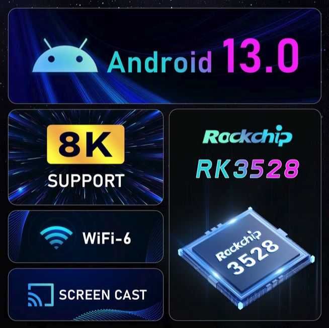 Box Android 13 RK3528 4G RAM + 32GB64586493971329120