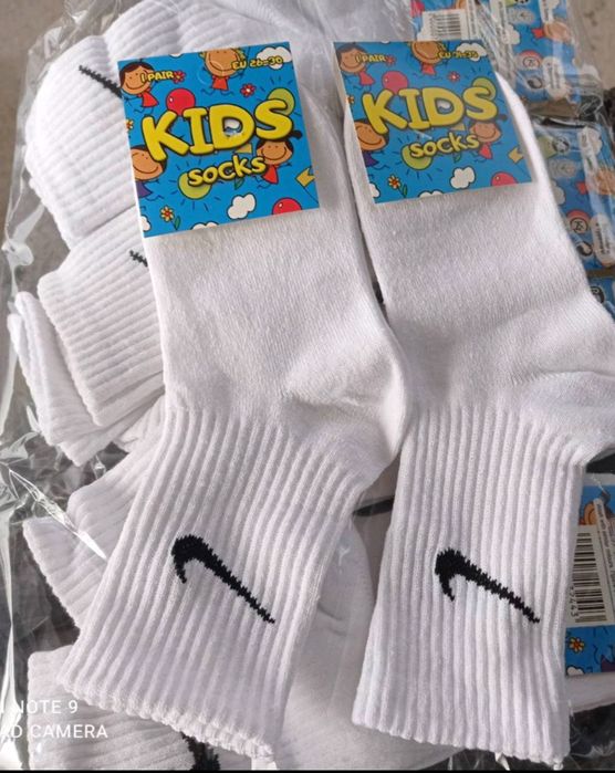 Шкарпетки найк білі, чорні  дитячі 26-30;31-35; 41-45