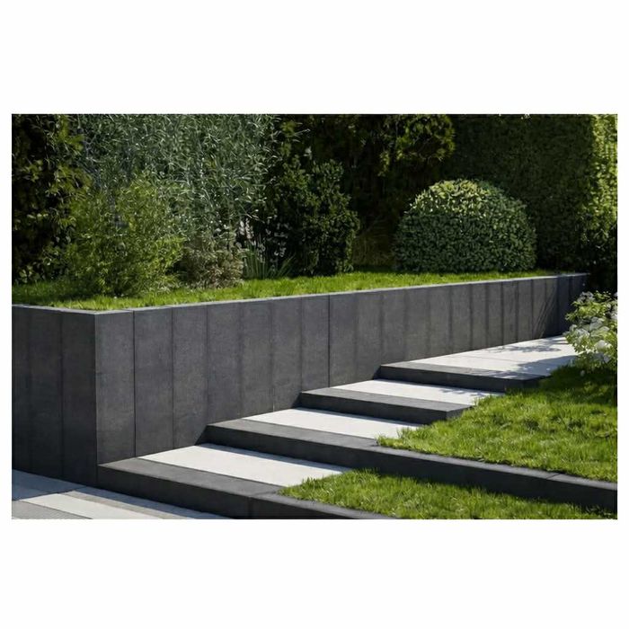 palisada xl antracyt skarpy murki obrzeza kostki granitowe rabatki