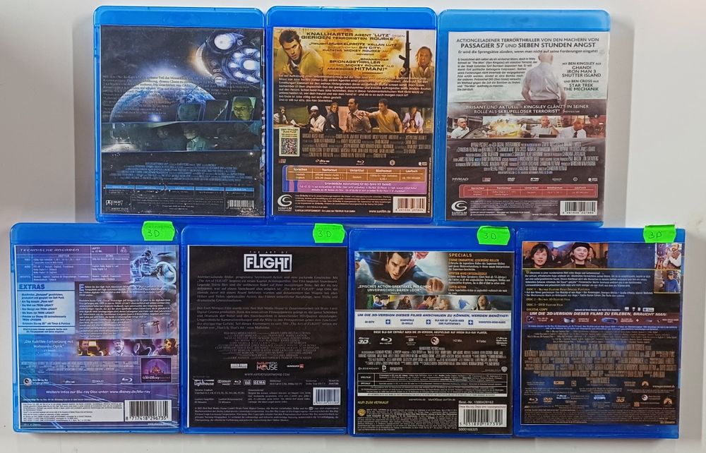 Filmy Blu-ray 17 sztuk