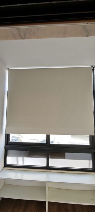 Estores (2) de rolo blackout 180 x 250 cm solpor marfim
