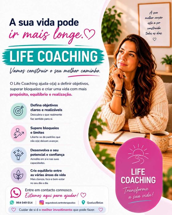 Sessóes de Life Coaching em Queluz ou online